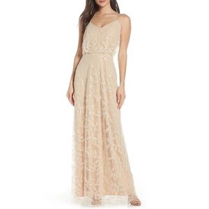 WAYF Beaded Dress Gown